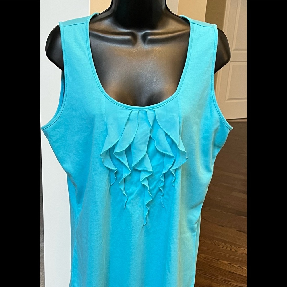Turquoise Tank Top by Kate Hill